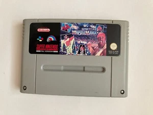 WWF Super WrestleMania SNES Nintendo PAL Cart Only - Picture 1 of 3