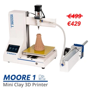 Tronxy Moore 1 Desktop Clay 3D Drucker Keramik REAL CLAY Drucken mit Spritze - Bild 1 von 10