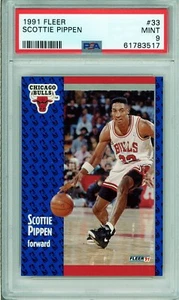 1991 Fleer #33 Scottie Pippen PSA 9 - Picture 1 of 2