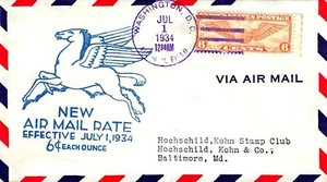 FDC   #C19-3   --  ? maker   --   DC  cxl --   7/1/34 - Picture 1 of 2