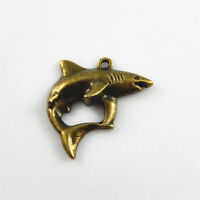 Details about   Ocean Theme Miniature Realistic Sea Life Shark Pendant with Sterling Chain
