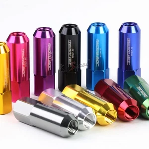 20 Car/Auto/Truck M12x1.5 Acorn Tuning 60mm Wheel Rim Lug Nut Gun Metal - Picture 1 of 5