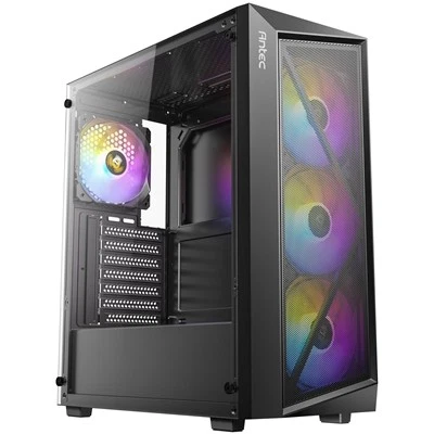 Antec Ax67 Argb Mid-Tower Gaming Pc Case Full Mesh Front Tempered Glass 4 X 120M - Image 1 of 1