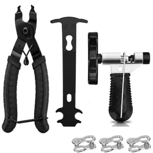 Juego de herramientas de reparación de cadena de bicicleta, cortador divisor interruptor de cadena de bicicleta para ciclismo - Imagen 1 de 8