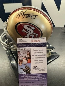 Signed Narrow Bowman San Francisco 49ers Mini Helmet PSA cert Penn State - Picture 1 of 4