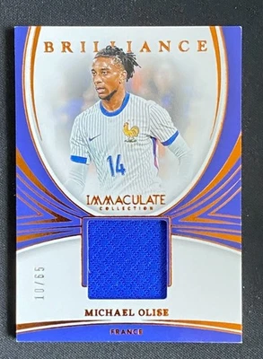 Michael Olise 2024-25 Panini Immaculate Collection Brilliance Patch 10/65 #B-MO - Image 1 of 2