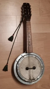 Original Mandoline Cümbüş Zeynel Abidin - alte Türkische Cümbüs Cumbus Banjo Saz - Picture 1 of 9