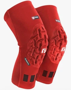 G-Form Pro Rugged 2 Knee Pads XL | SmartFlex Protective Sleeve Red - Picture 1 of 2