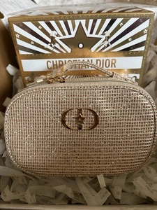 Dior Gold Kosmetiktasche Kosmetiktasche Neu Verpackt Weihnachten 2025 - Bild 1 von 9