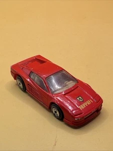 1986 Red Ferrari Ultra hot wheels blue card series tan interior - Bild 1 von 12