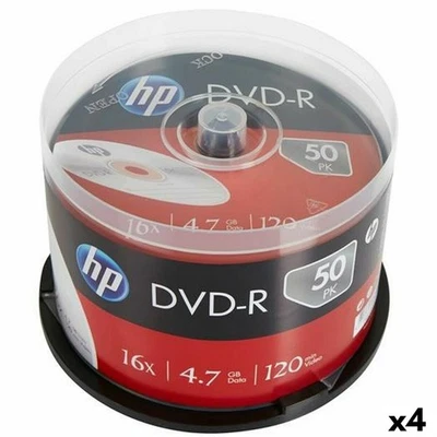 DVD-R HP 4,7 GB 16x 50 Stücke [4 Stück] - Bild 1 von 2