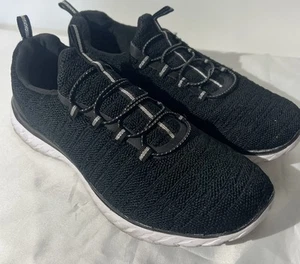 Athletic Works Comfort Fit Shoes Size 9 Black Women Memory Foam Slip On - Picture 1 of 8