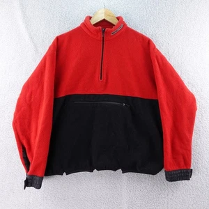 Chaqueta Pullover Vintage GAP TECH Rojo Negro Bloque de Color Polar Para Hombre Talla S - Imagen 1 de 7