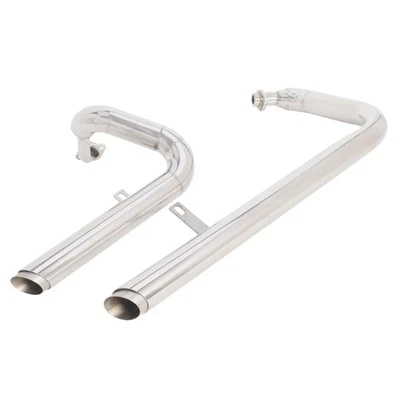 Chrome Muffler Exhaust System Pipes Silencer for Yamaha Virago 125 XV125 XV250 - Изображение 1 из 4