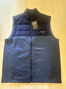 Callaway Golf Peacoat Heather Gilet - Unisex Adults Size M Medium - New With Tag - Picture 1 of 9
