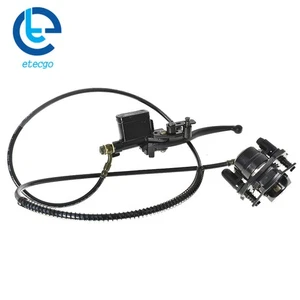 Conjunto de pinza cilindro maestro freno trasero izquierdo ATV para 50cc 90cc 110cc 125cc - Imagen 1 de 12