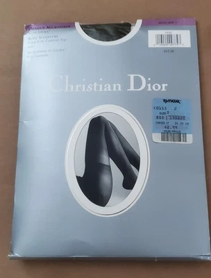 Pantimedias adelgazantes Christian Dior Control Top opacas de microfibra corporal escultura  Foto 1 de 4