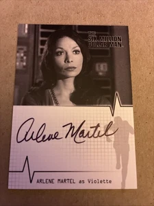 2004 Rittenhouse Six Million Dollar Man Arlene Martel Violette SIGNED AUTO SP A7 - Picture 1 of 2