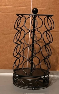 Kitchen K-cup Coffee Pod Storage spinning Carousel Holder - 24 ct, Black - Picture 1 of 5