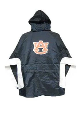 NEW-MENDED Auburn Tigers Mens Size M Medium Full Zip Windbreaker Raincoat Jacket - Image 1 of 4