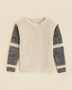 Blanknyc Girls' Contrast Sleeve Ribbed Sweater - Size M - Picture 1 of 1
