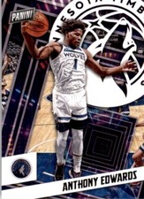 2020-21 Panini Player of the day ANTHONY EDWARDS Minnesota Timberwolves #92