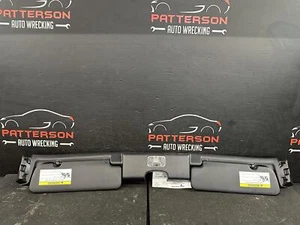 16-23 MX-5 MIATA DRIVER LEFT PASSENGER RIGHT SUN SHADE VISORS & TRIM BLACK NJ0 - Picture 1 of 11
