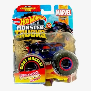 Hot Wheels New 2020 Monster Trucks | Marvel Spider-Man 2099 Exclusive Deco 1:64 - Picture 1 of 1