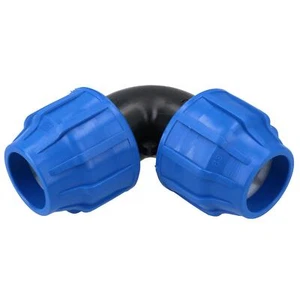 32 x 32mm MDPE Elbow 90 Degree Compression Coupling Fitting Connector - Picture 1 of 25
