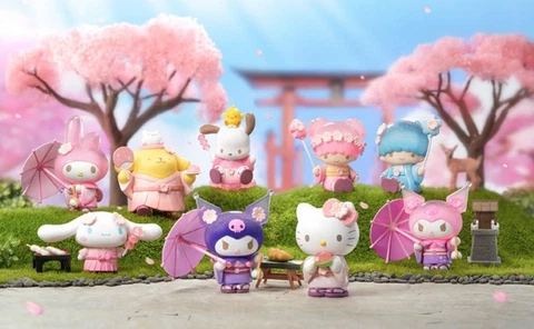 💡TOP TOY x Sanrio Characters Blossom and Wagashi One Random Figure Cover