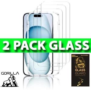GORILLA Tempered Glass Screen Protector for Samsung Galaxy A16 A35 A55 A26 A36 - Picture 1 of 8
