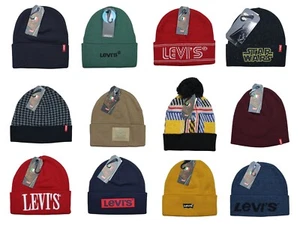 Levi's Classic Logo Unisex Winter Beanie Hat OSFM NWT Pick Style/Color - Picture 1 of 61