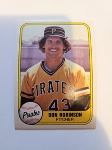 1981 FLEER DON ROBINSON #366 NM