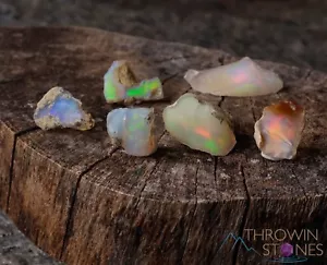 Cristales crudos de ópalo - grado A, pequeño - ópalo crudo a granel, lote de ópalo en bruto, Welo, E0088 - Imagen 1 de 10