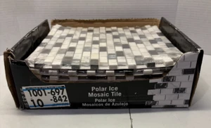Polar Ice Mosaic Tile #99584 - 12in x 12in (Lot of 8 sheets) Backsplash - NEW - Picture 1 of 6