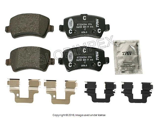 LAND ROVER Range Rover Evoque (2012-2014) Brake Pad Set REAR GENUINE - Image 1 of 1