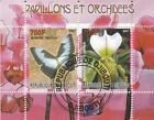 Schmetterlinge+Orchideen Djibuti  gestempelt 1239