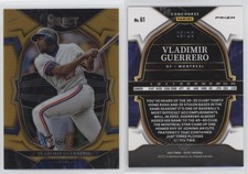 2023 Panini Select Concourse Gold Prizm /10 Vladimir Guerrero #61 HOF