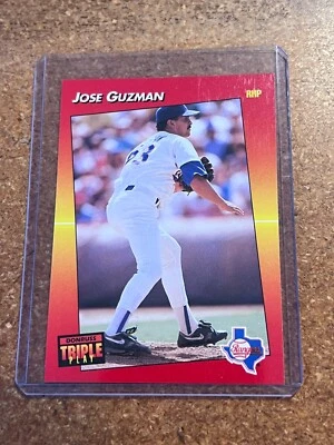 1992 Donruss Triple Play Baseball # 215 Jose Guzman - Image 1 of 4