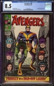 Avengers # 30 CGC 8.5 OW/W (Marvel, 1966) Black Widow Auftritt, Kirby Cover - Bild 1 von 1