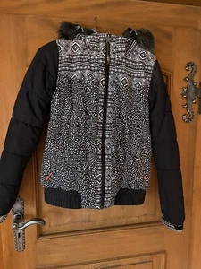 Snowboard Jacke 28 M Protest Ski Jacke Winter Jacke Schwarz Weiß - Bild 1 von 7