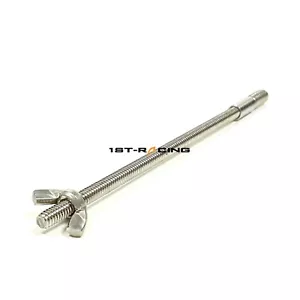 Tuerca de ala de rosca adaptadora de 6" de largo de 1/4-20" a 5/16 para carburador Edelbrock - Imagen 1 de 5