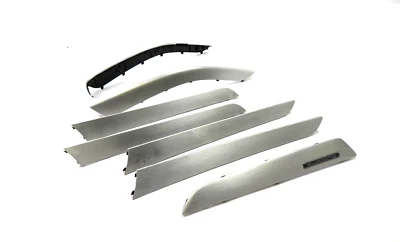 AUDI S4 2013 (B8 8K) JUEGO DE MOLDURAS DE CONSOLA DE PUERTA DE TABLERO (ALUMINIO CEPILLADO) Foto 1 de 4