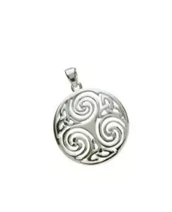 Triskele Silber Amulett Keltenschmuck Anhänger Pendant 925 Celtic Kette Triqueta - Bild 1 von 1