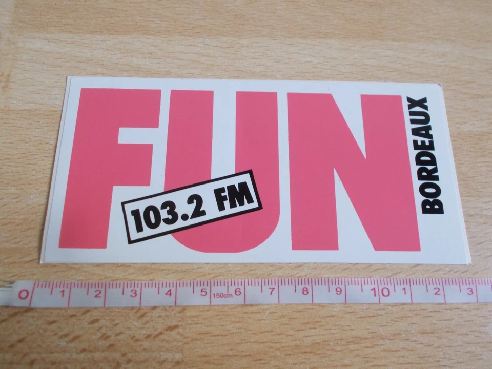 Sticker Radio - Fun Burgundy 103.2 Fm - Image 1 of 1