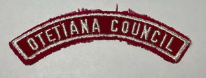 Otetiana Council Red and White Strip RWS Boy Scout   TK7 - Picture 1 of 1