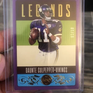 Daunte Culpepper 2023 Panini Legacy Legends Purple 02/10 Vikings Parallel - Picture 1 of 3