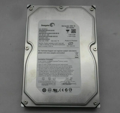 Seagate Barracuda 7200.10 ST3320620AS 320GB 3.5" IDE Hard Drive - Image 1 of 3