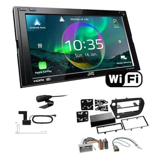 JVC Autoradio WiFi Apple CarPlay Android für Honda Insight 2009-2013 schwarz - Bild 1 von 7