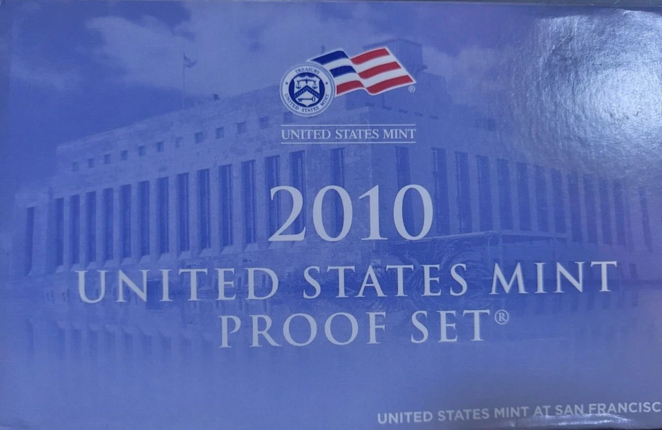 🇺🇸 Uncirculated 2010-S San Francisco Mint 14 Coins Proof Set USA - Image 1 of 4